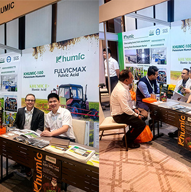 Zhengzhou ShengDa KHUMIC Biotechnology Co., Ltd brilla en la New Ag Annual Conference Exhibition en Tailandia
